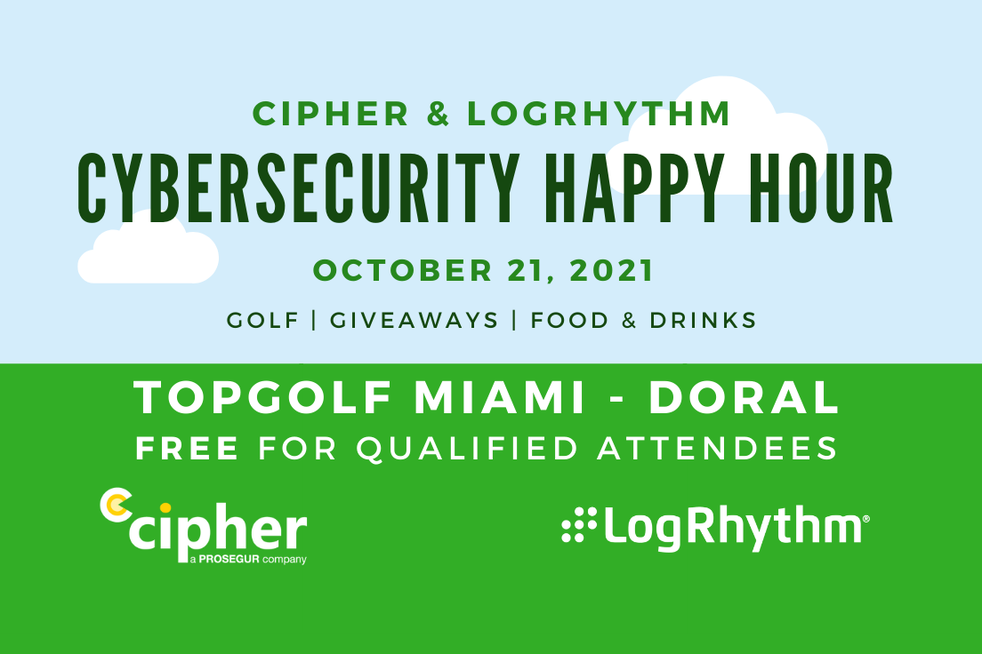 Cipher + LogRhythm Topgolf Happy Hour
